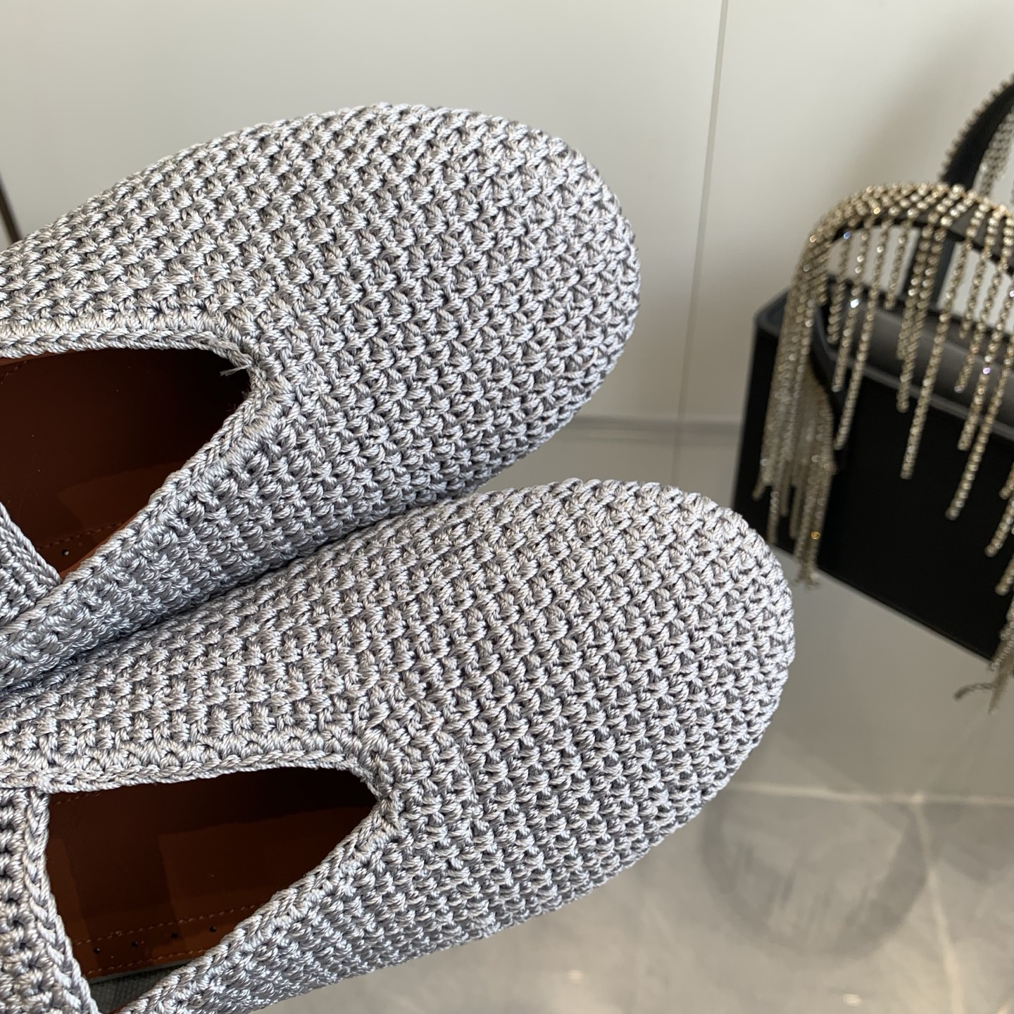 ALAIA Ballet Flats 25AW Wool Knit Mary Jane Shoes - Elegant & Comfortable 9 i1740554879805 5913 0 7