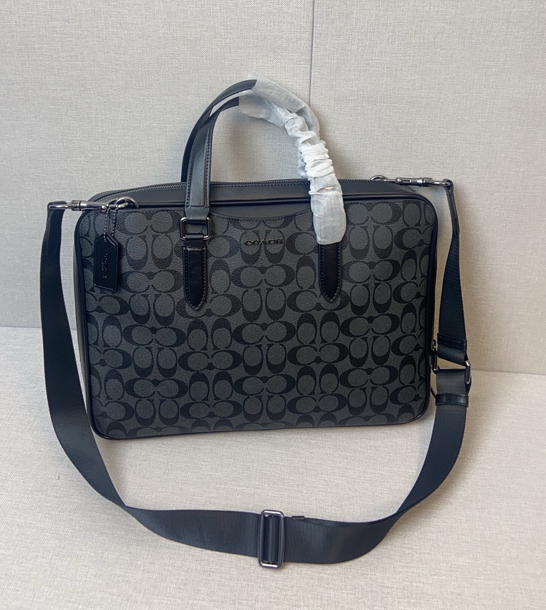 Coach coach/蔻驰新款 2024最新款 C8172 CQ036 男士公文包 大开口