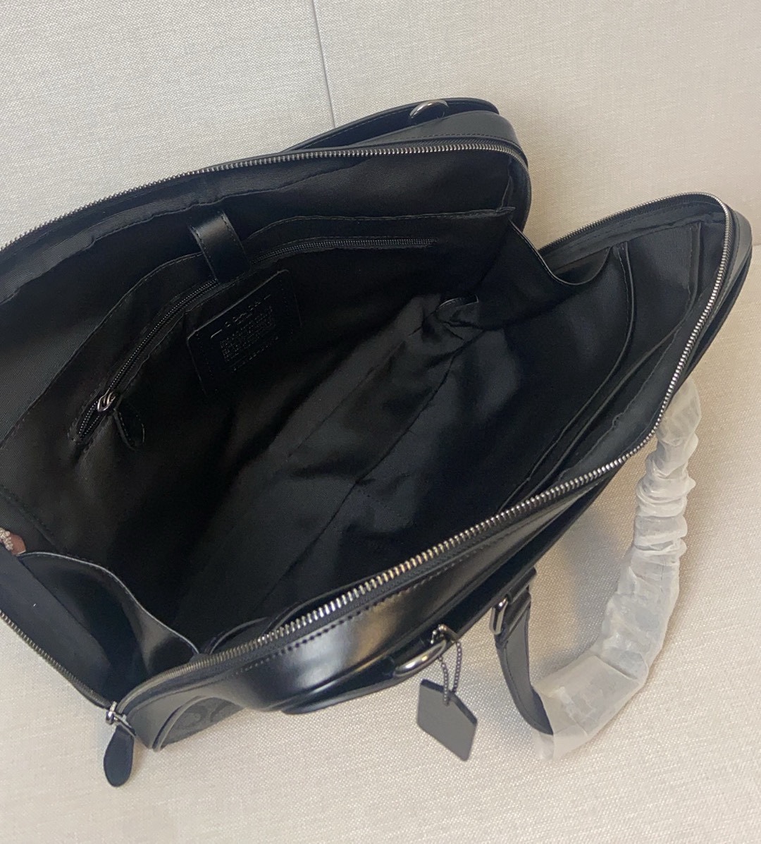 Coach coach/蔻驰新款 2024最新款 C8172 CQ036 男士公文包 大开口