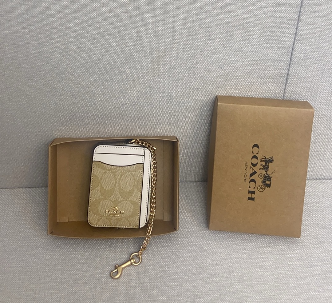 Coach Coach 9月新品 链条小卡包一共12个配色