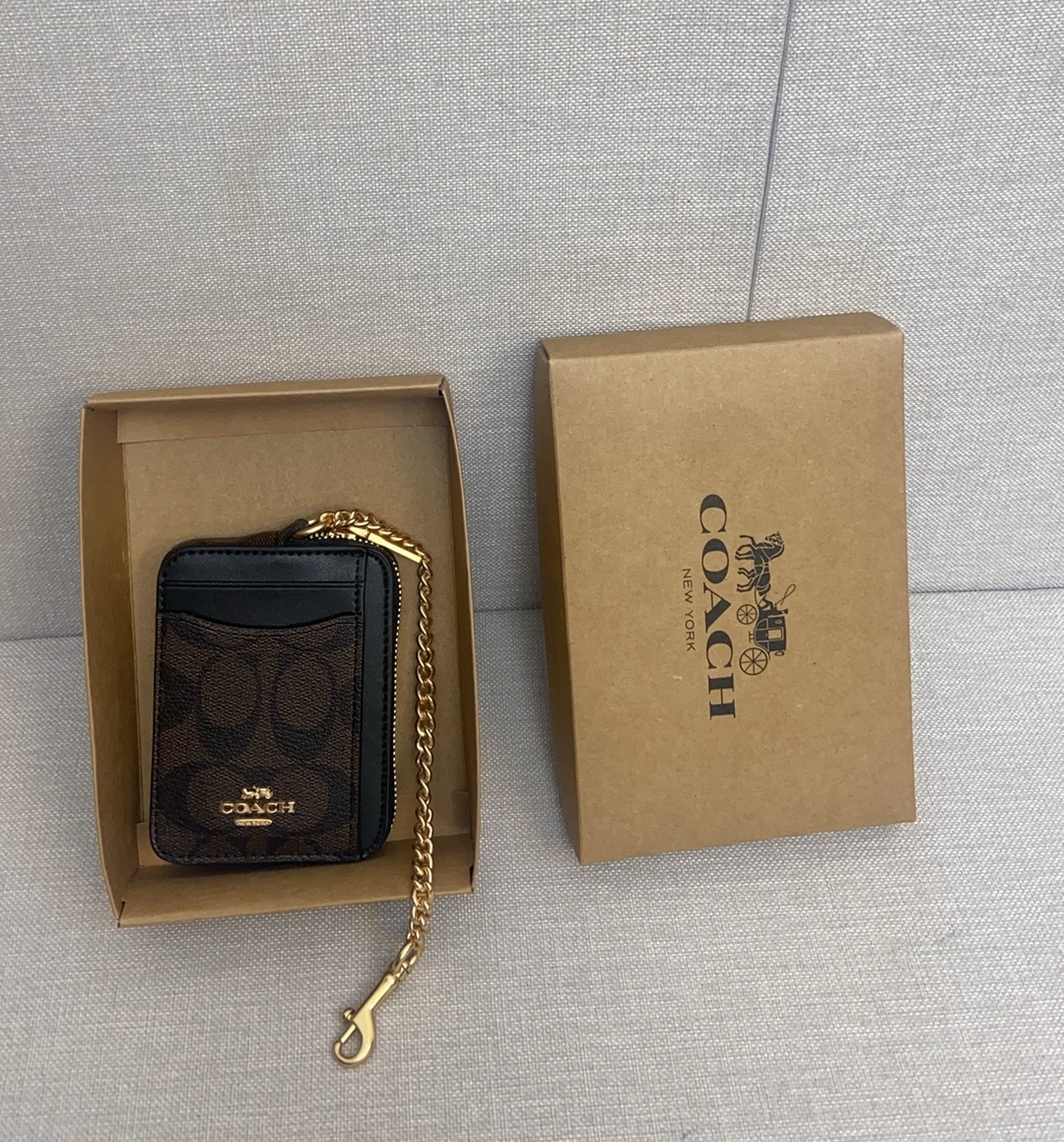Coach Coach 9月新品 链条小卡包一共12个配色