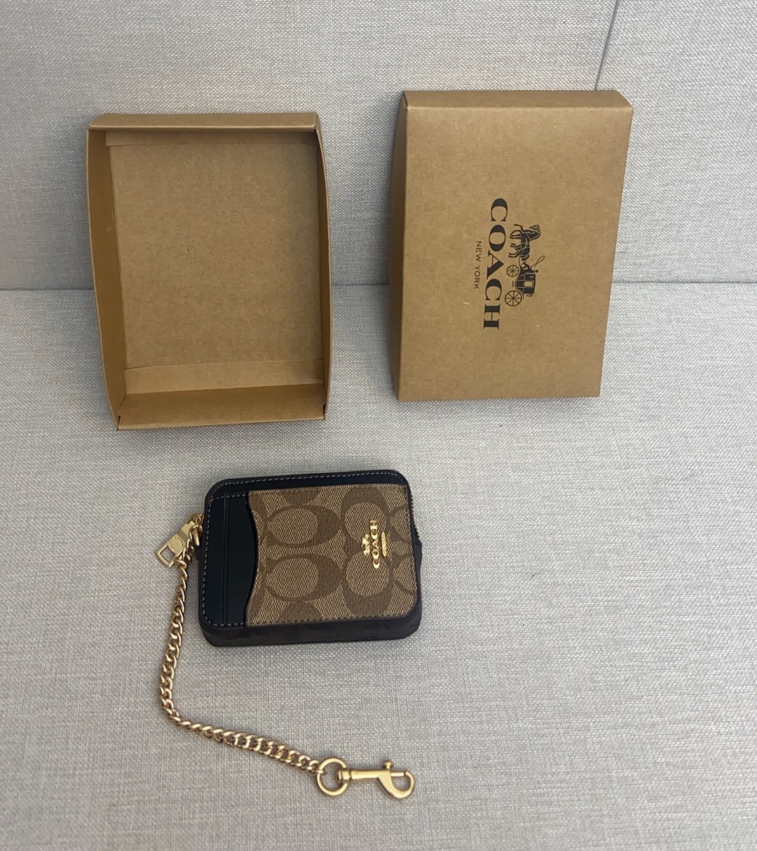 Coach Coach 9月新品 链条小卡包一共12个配色