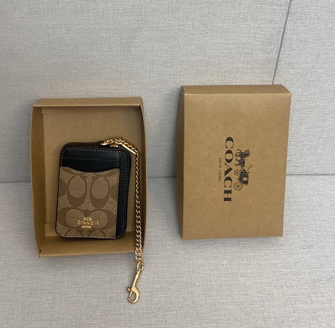 Coach Coach 9月新品 链条小卡包一共12个配色