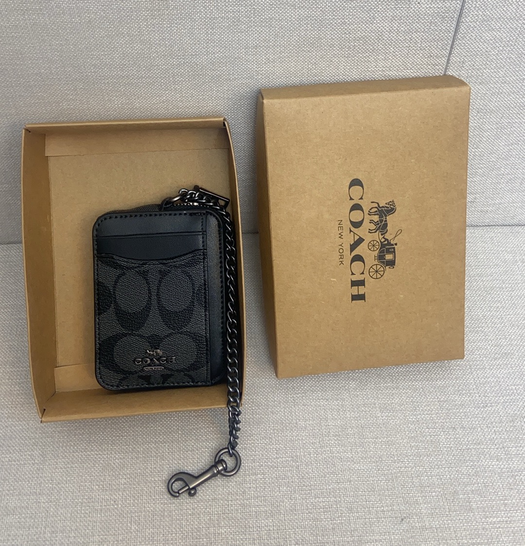 Coach Coach 9月新品 链条小卡包一共12个配色