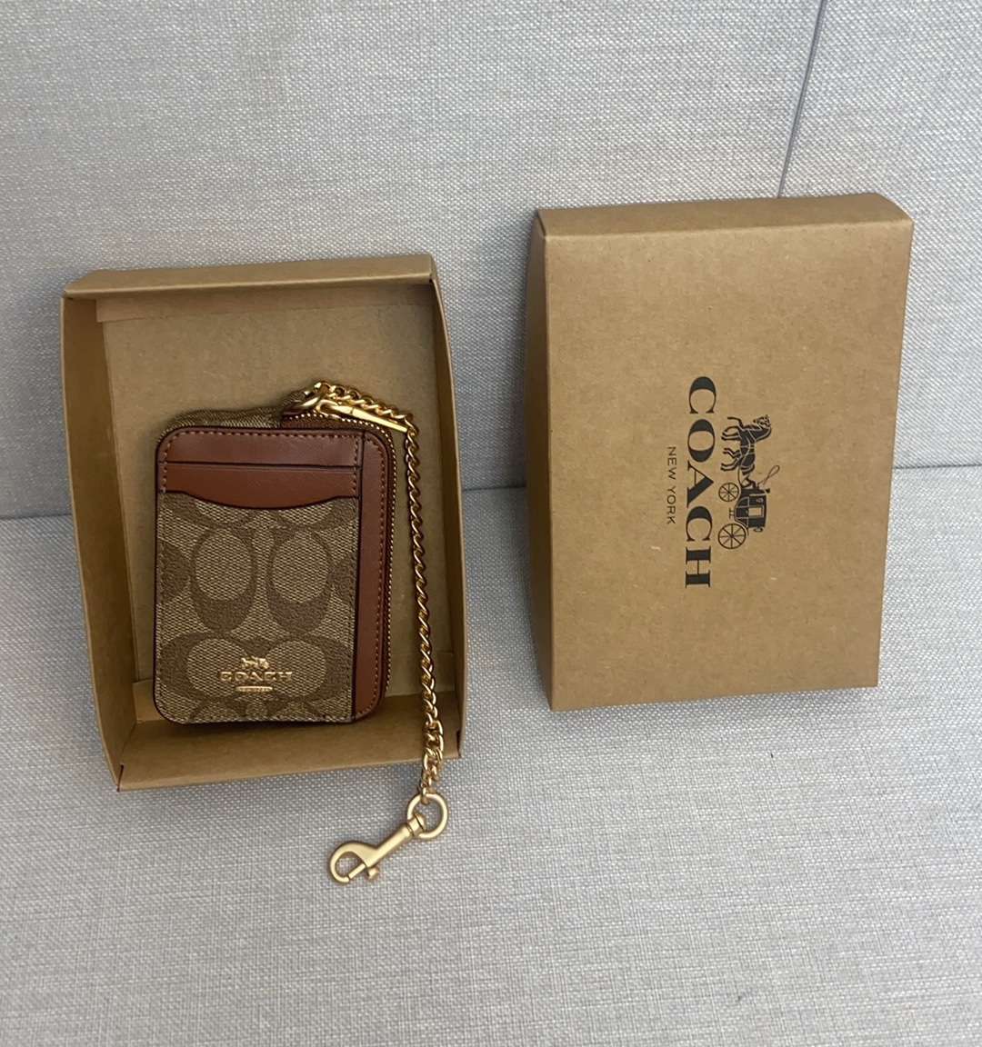 Coach Coach 9月新品 链条小卡包一共12个配色