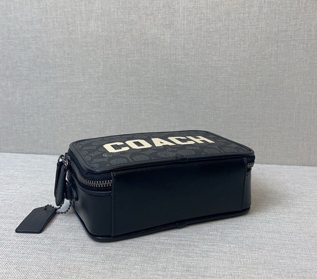 Coach 24年3月新品。Cp269 CP270 老花二合一相机包 涂鸦更 男士礼物推荐 老花相机包最新款配上涂鸦是设计年轻 尺寸