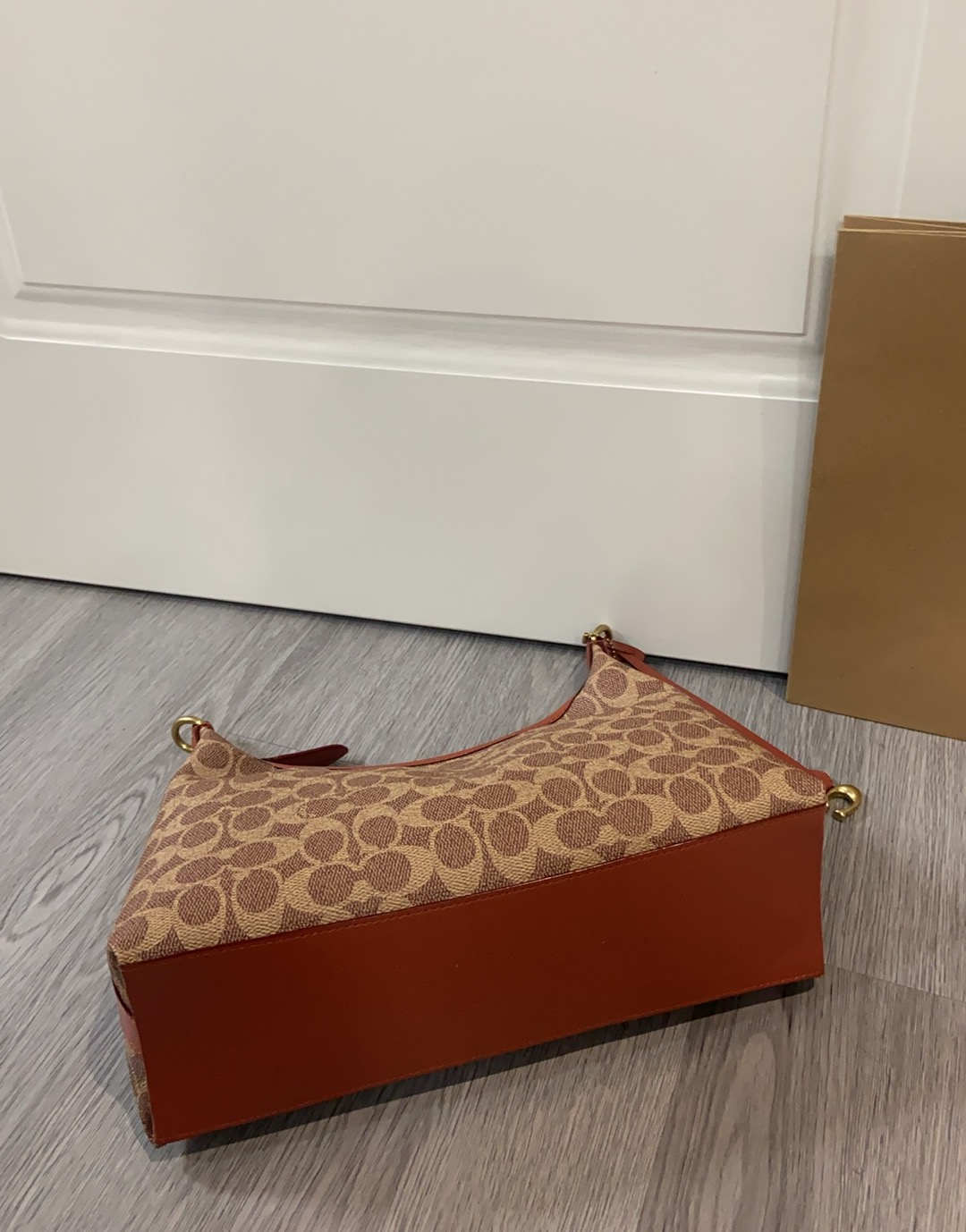 Coach Coach 2025NEW CAM23新品 抢先看 Juliet 焦糖色老花腋下斜