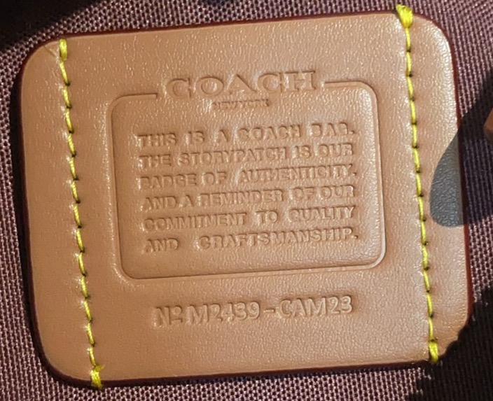 Coach Coach 2025NEW CAM23新品 抢先看 Juliet 焦糖色老花腋下斜