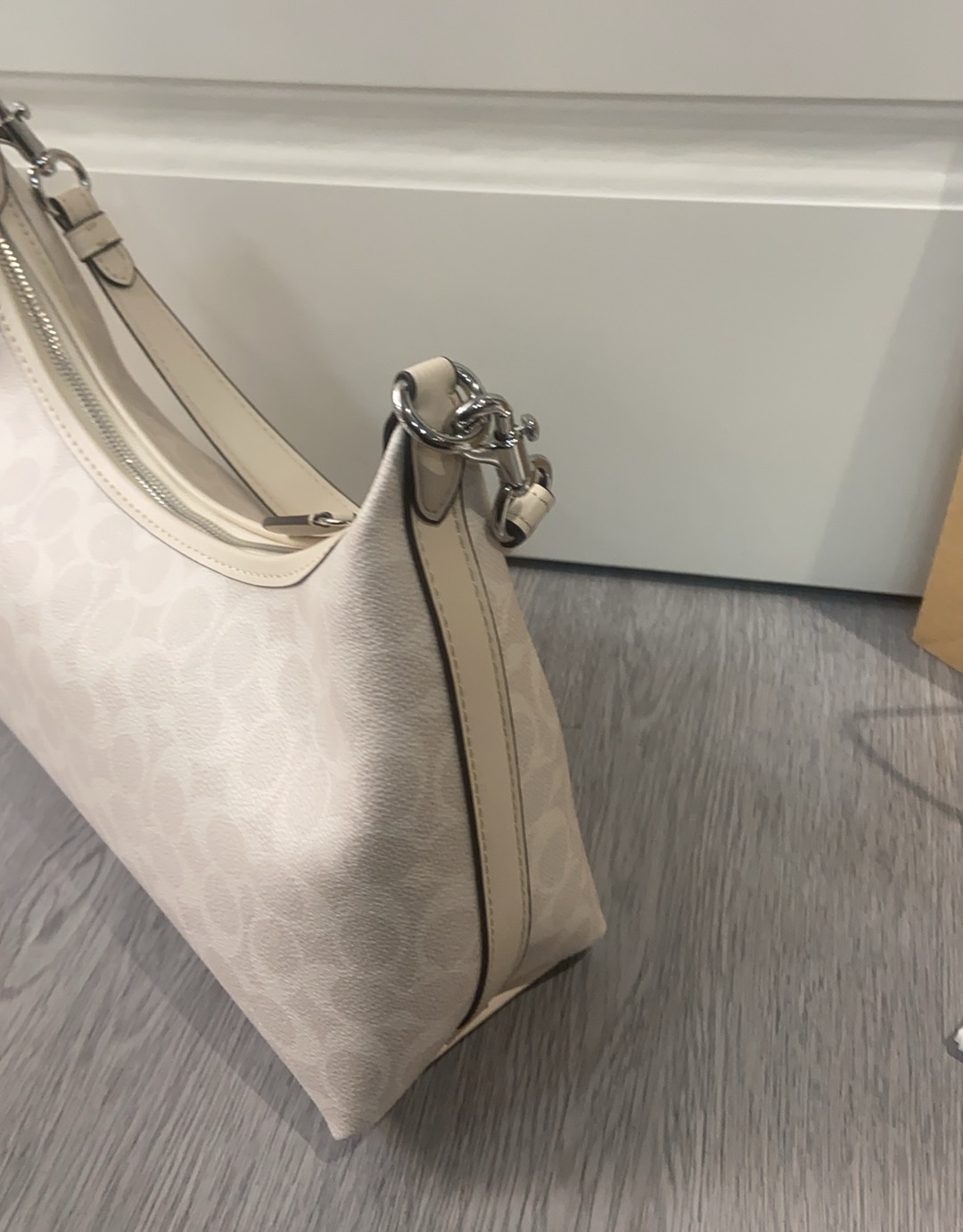 Coach Coach 2025NEW CAM23新品 抢先看 Juliet 焦糖色老花腋下斜