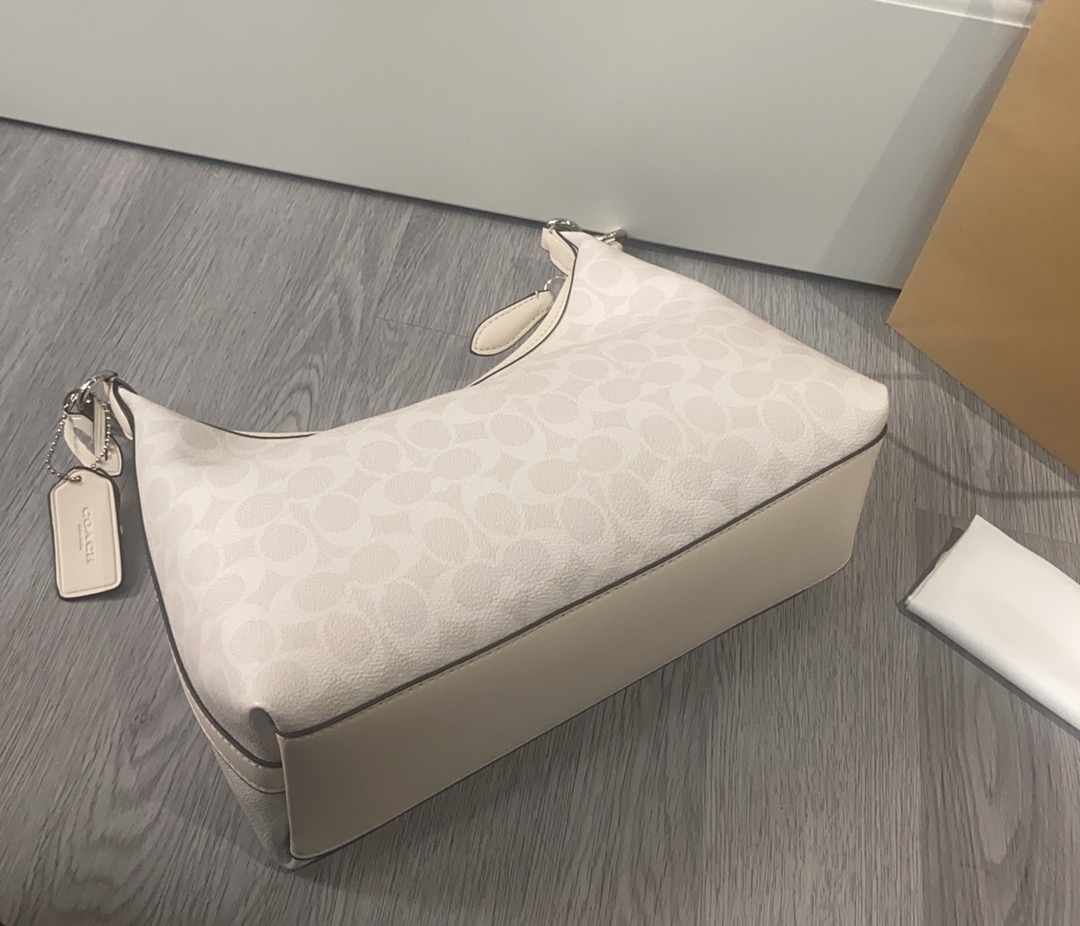 Coach Coach 2025NEW CAM23新品 抢先看 Juliet 焦糖色老花腋下斜