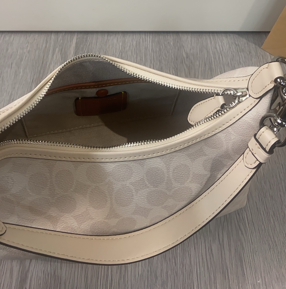 Coach Coach 2025NEW CAM23新品 抢先看 Juliet 焦糖色老花腋下斜