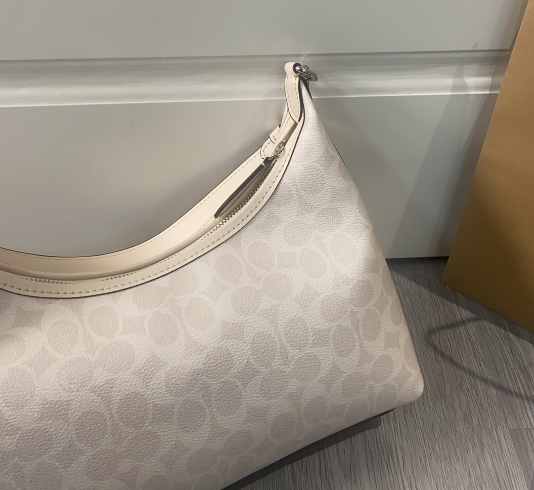 Coach Coach 2025NEW CAM23新品 抢先看 Juliet 焦糖色老花腋下斜