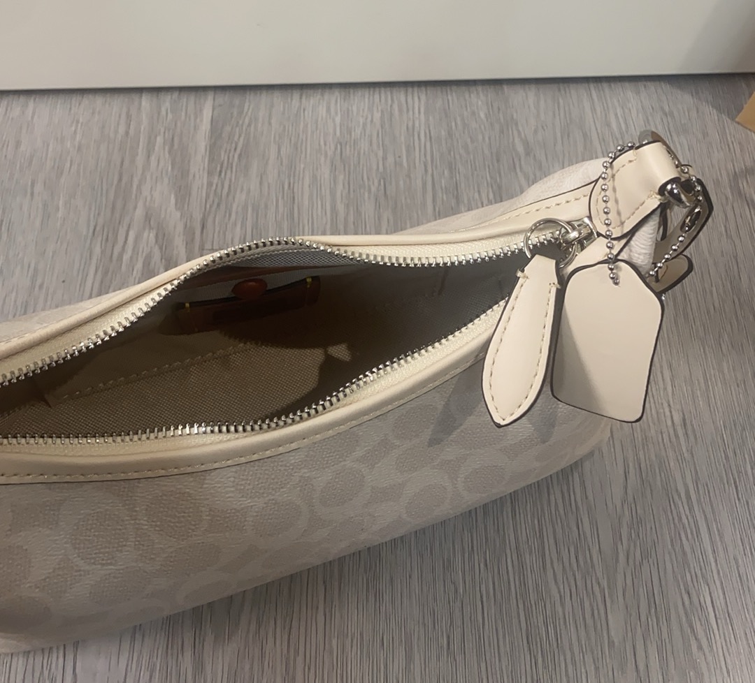 Coach Coach 2025NEW CAM26新品 抢先看 Juliet 焦糖色老花腋下斜