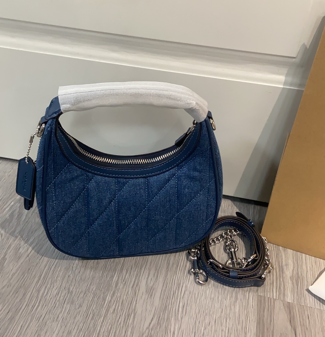 Coach Coach4月新品CAK89 Carmen最新牛仔丹宁布