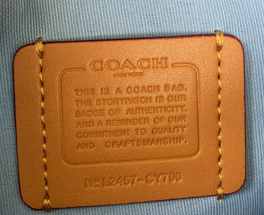 Coach 新款COACH/蔻驰中古腋下法棍包麻将包