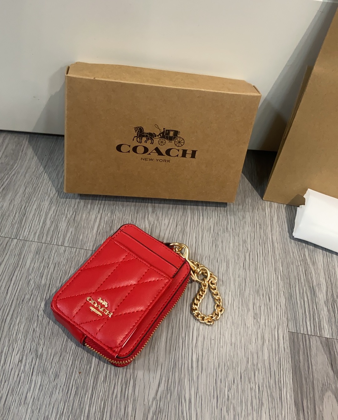 Coach Coach 9月新品 链条小卡包一共12个配色