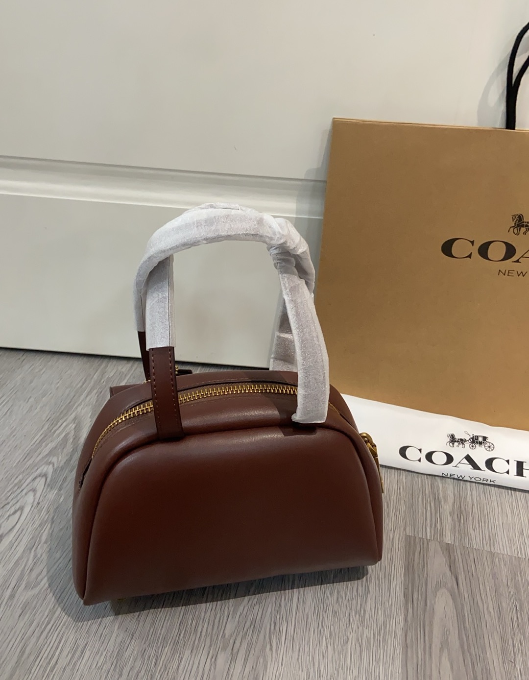 Coach Coach 9月新品ccc55秀款Twin pocket太 了吧蔻驰9月新品秋冬秀款 工装风甜酷十足