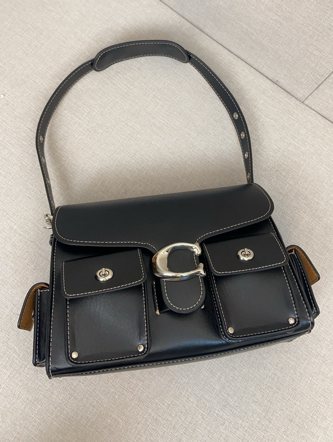 Coach 10月新品CU124 Coach也有机车风