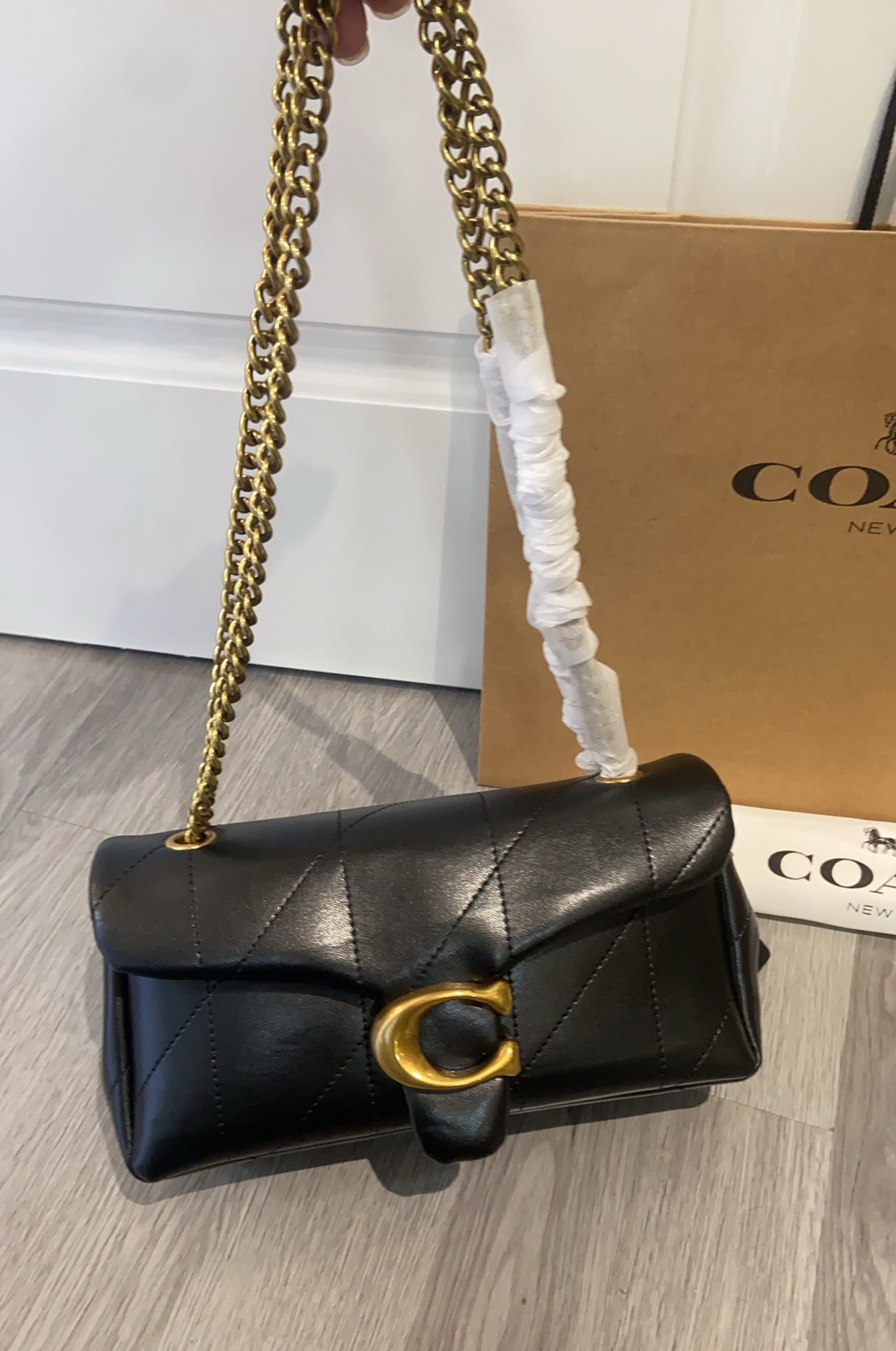 Coach Coach CCW83新款羊皮Quilted