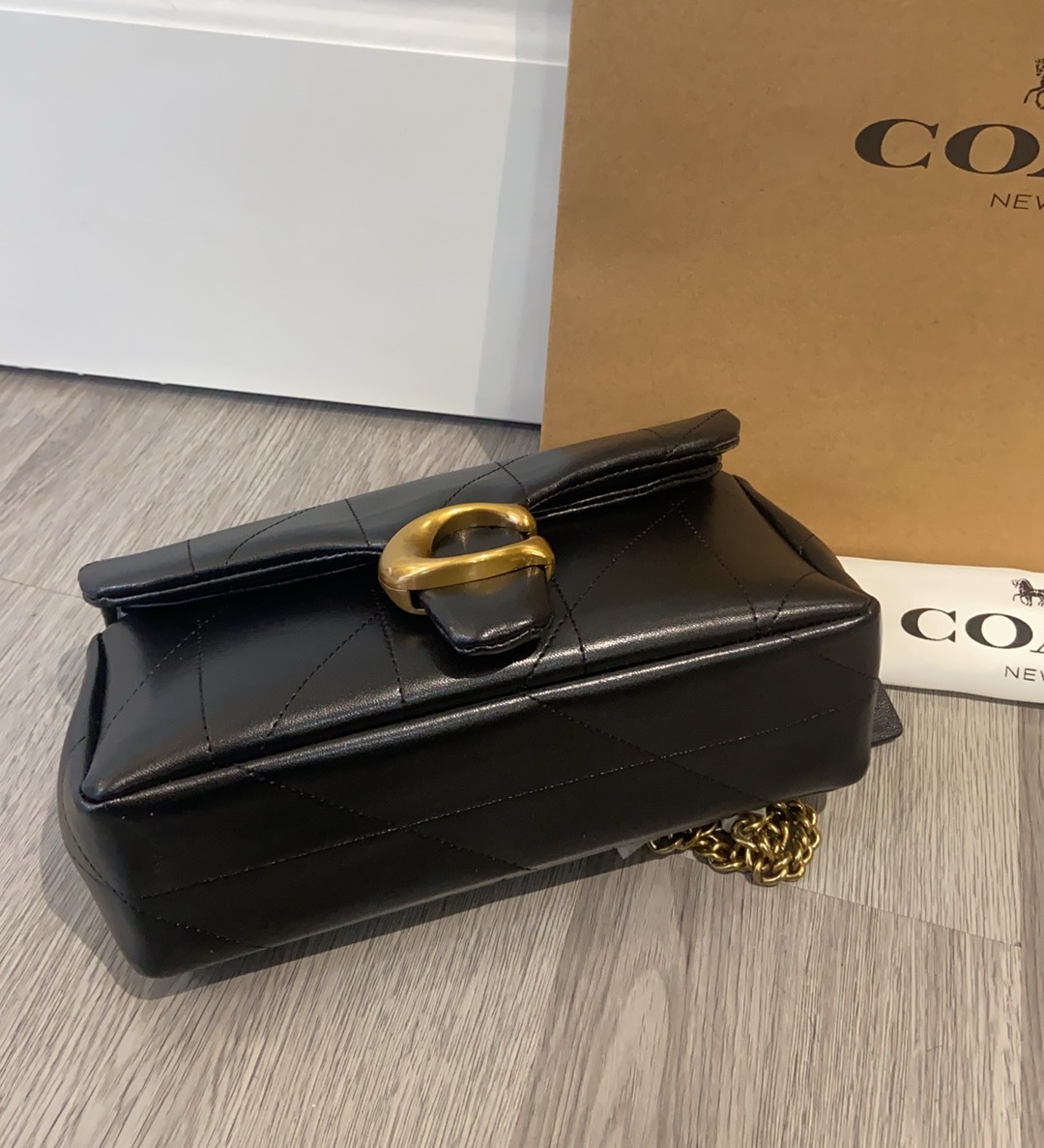 Coach Coach CCW83新款羊皮Quilted