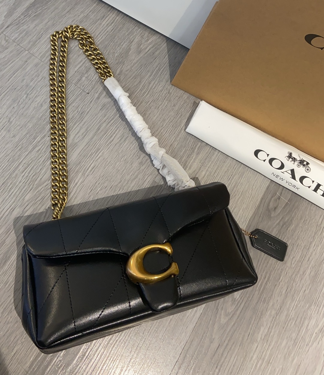Coach Coach CCW83新款羊皮Quilted