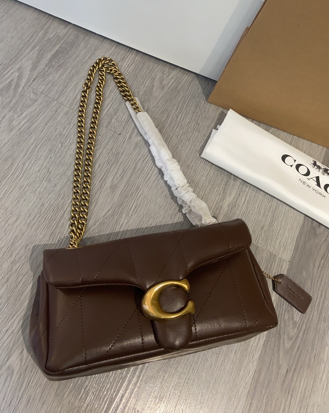 Coach Coach CCW83新款羊皮Quilted