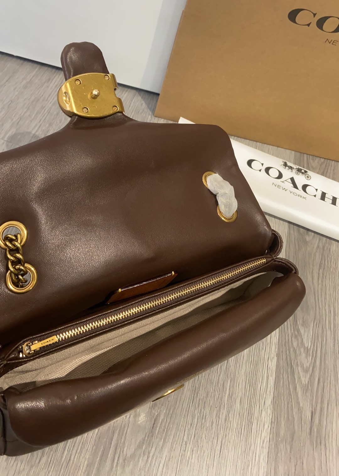 Coach Coach CCW83新款羊皮Quilted