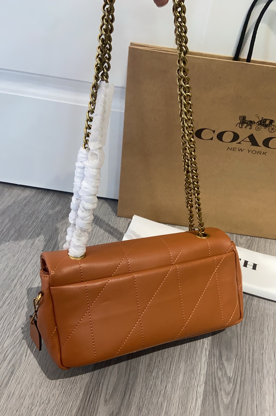 Coach Coach CCW83新款羊皮Quilted