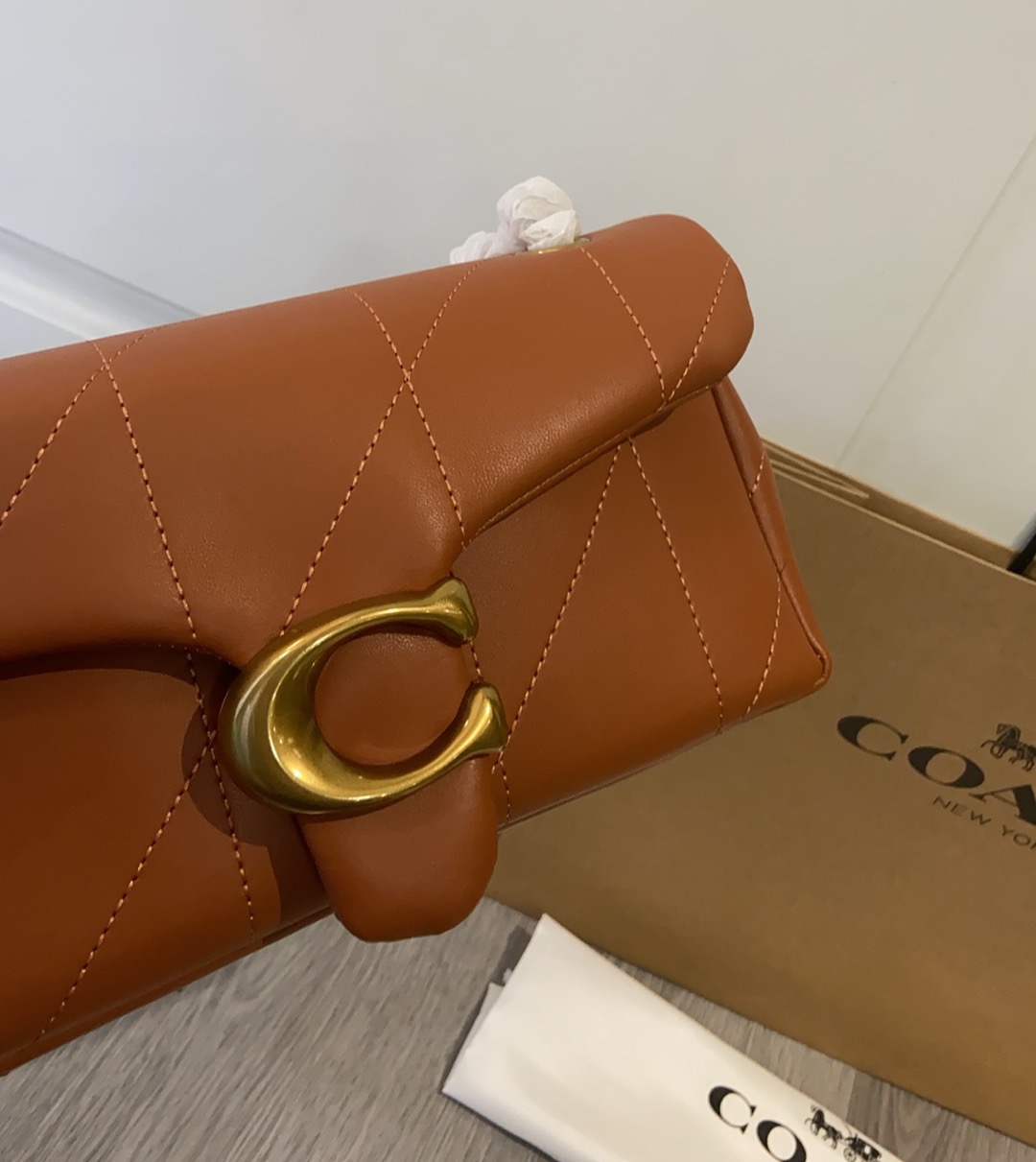 Coach Coach CCW83新款羊皮Quilted