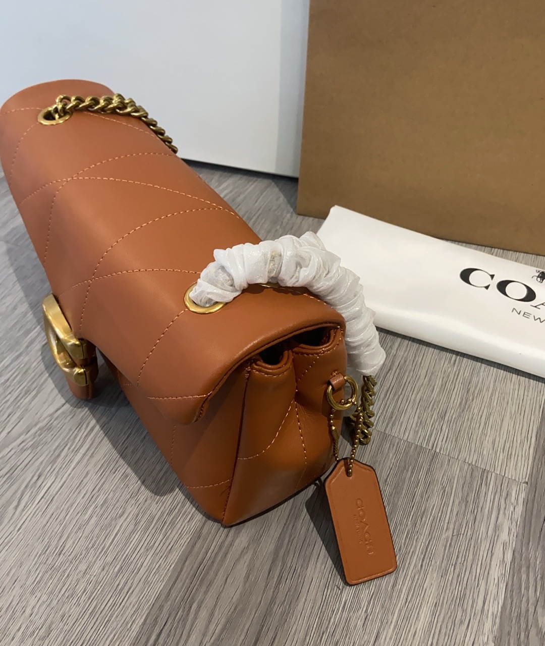Coach Coach CCW83新款羊皮Quilted