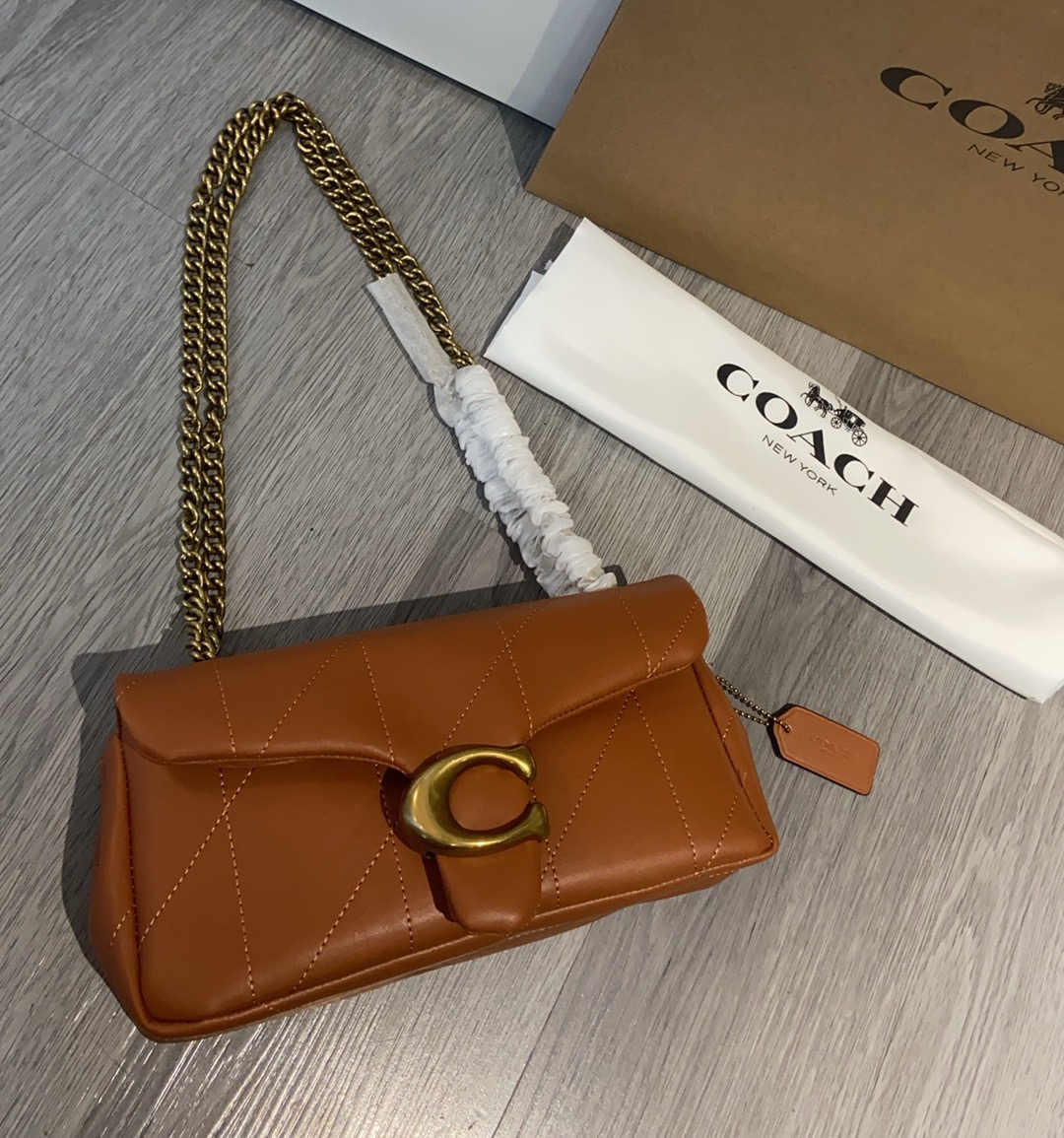 Coach Coach CCW83新款羊皮Quilted