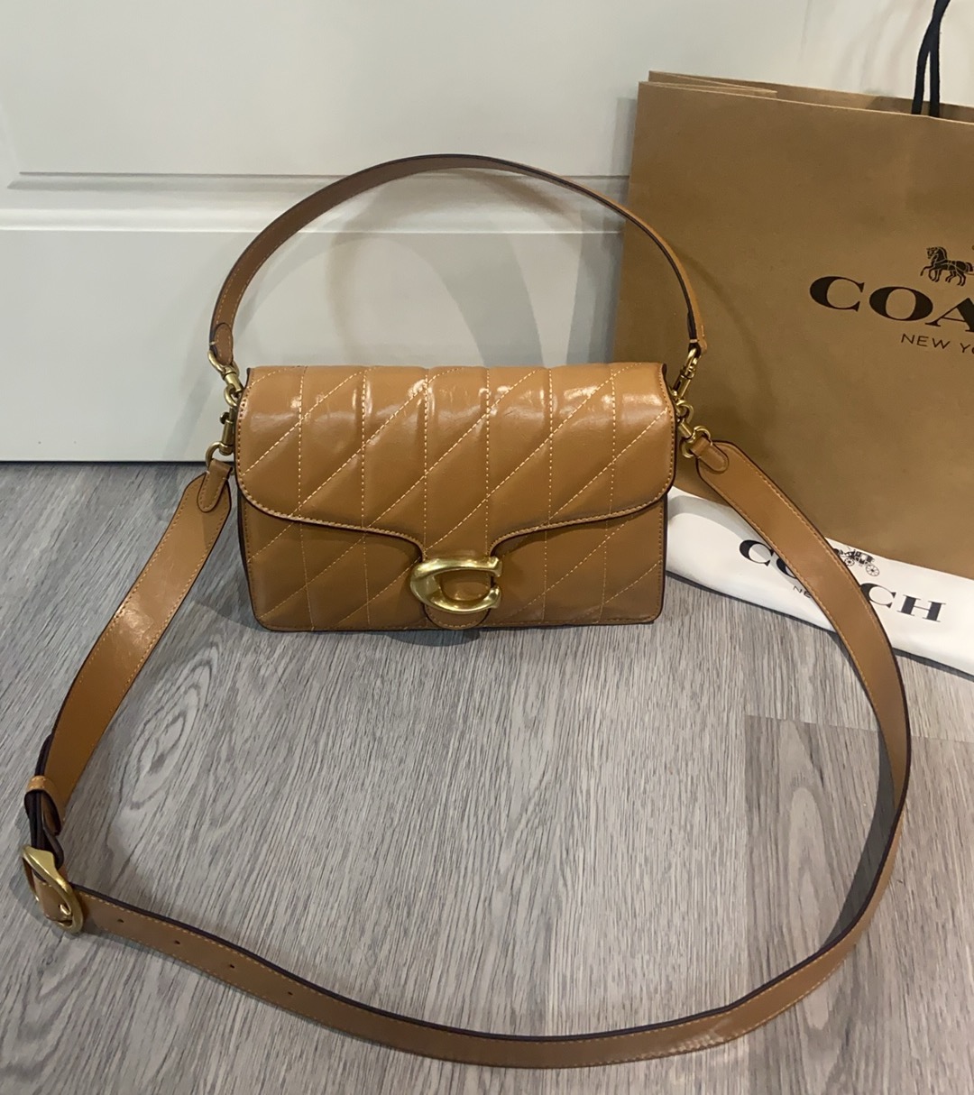Coach Coach CAF55 新款绗缝Chain
