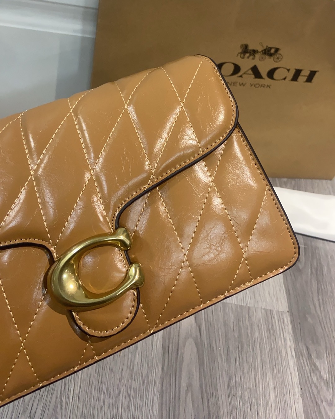 Coach Coach CAF55 新款绗缝Chain