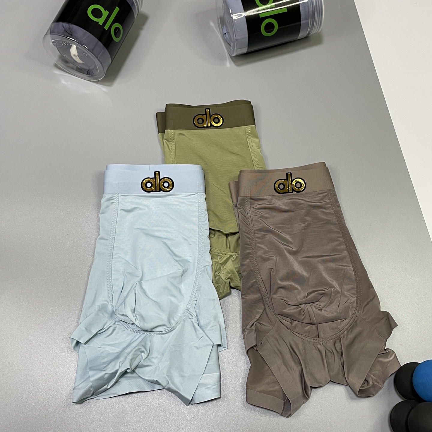 🔥🔥🔥新品！alo男士内裤！ 外贸公司合作订单，经典立体硅胶烫金logo印标 轻薄透设计，采用进口冰丝轻