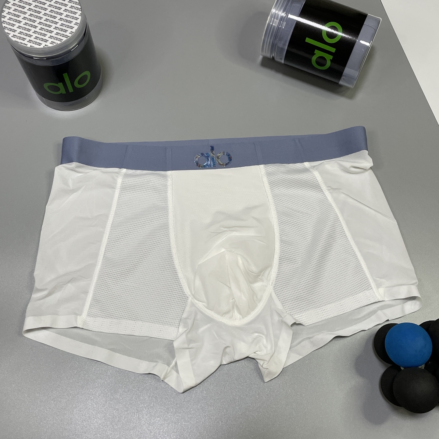 🔥🔥🔥新品！alo男士内裤！ 外贸公司合作订单，经典立体硅胶logo印标 轻薄透设计，采用进口冰丝轻薄透