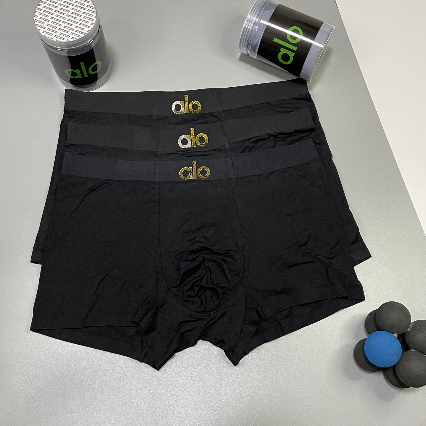 🔥🔥🔥新品！alo时尚男士内裤！ 外贸公司合作订单，经典立体3Dlogo印标 轻薄透设计，采用进口轻薄莫