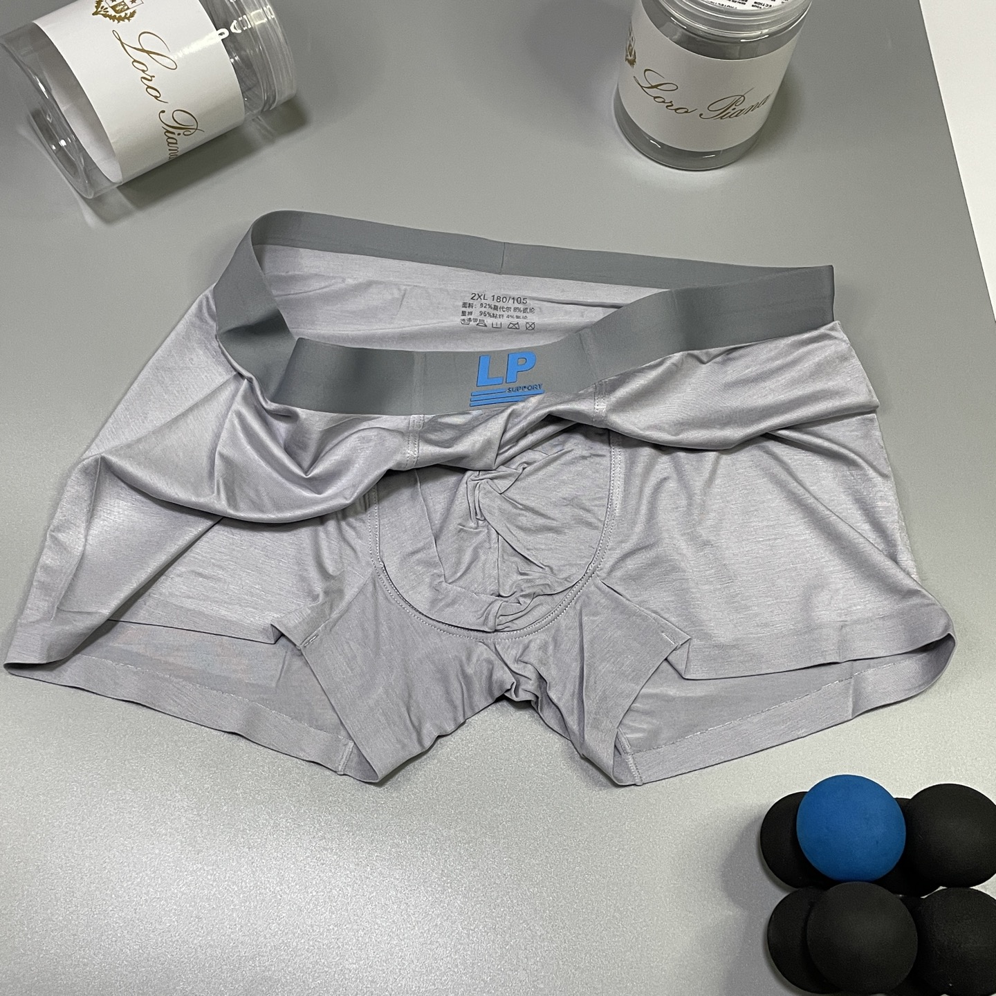 🔥🔥🔥新品！LP时尚男士内裤！ 外贸公司合作订单，经典立体硅胶logo印标 轻薄透设计，采用进口轻薄莫代