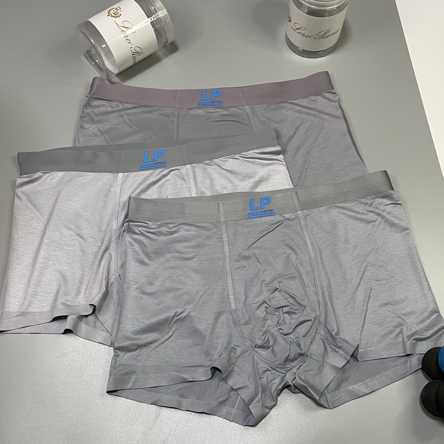 🔥🔥🔥新品！LP时尚男士内裤！ 外贸公司合作订单，经典立体硅胶logo印标 轻薄透设计，采用进口轻薄莫代