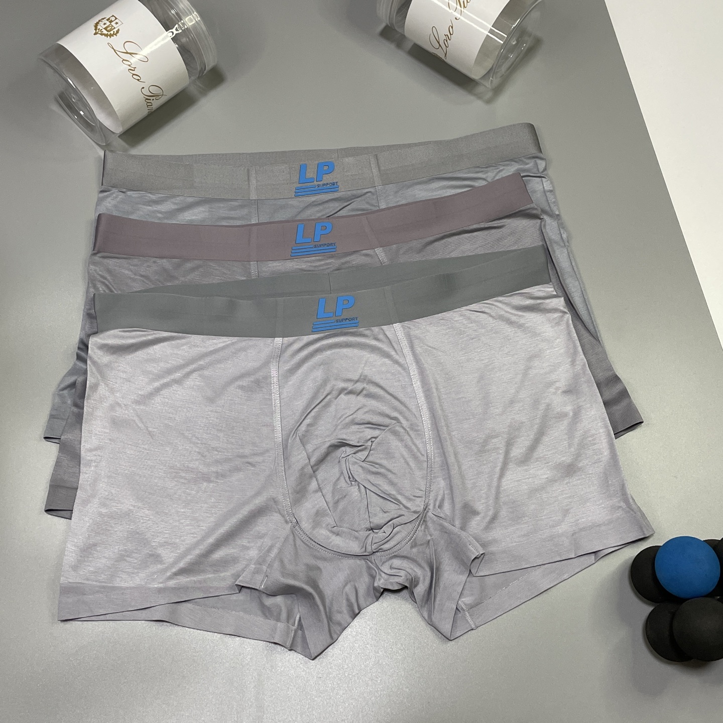 🔥🔥🔥新品！LP时尚男士内裤！ 外贸公司合作订单，经典立体硅胶logo印标 轻薄透设计，采用进口轻薄莫代