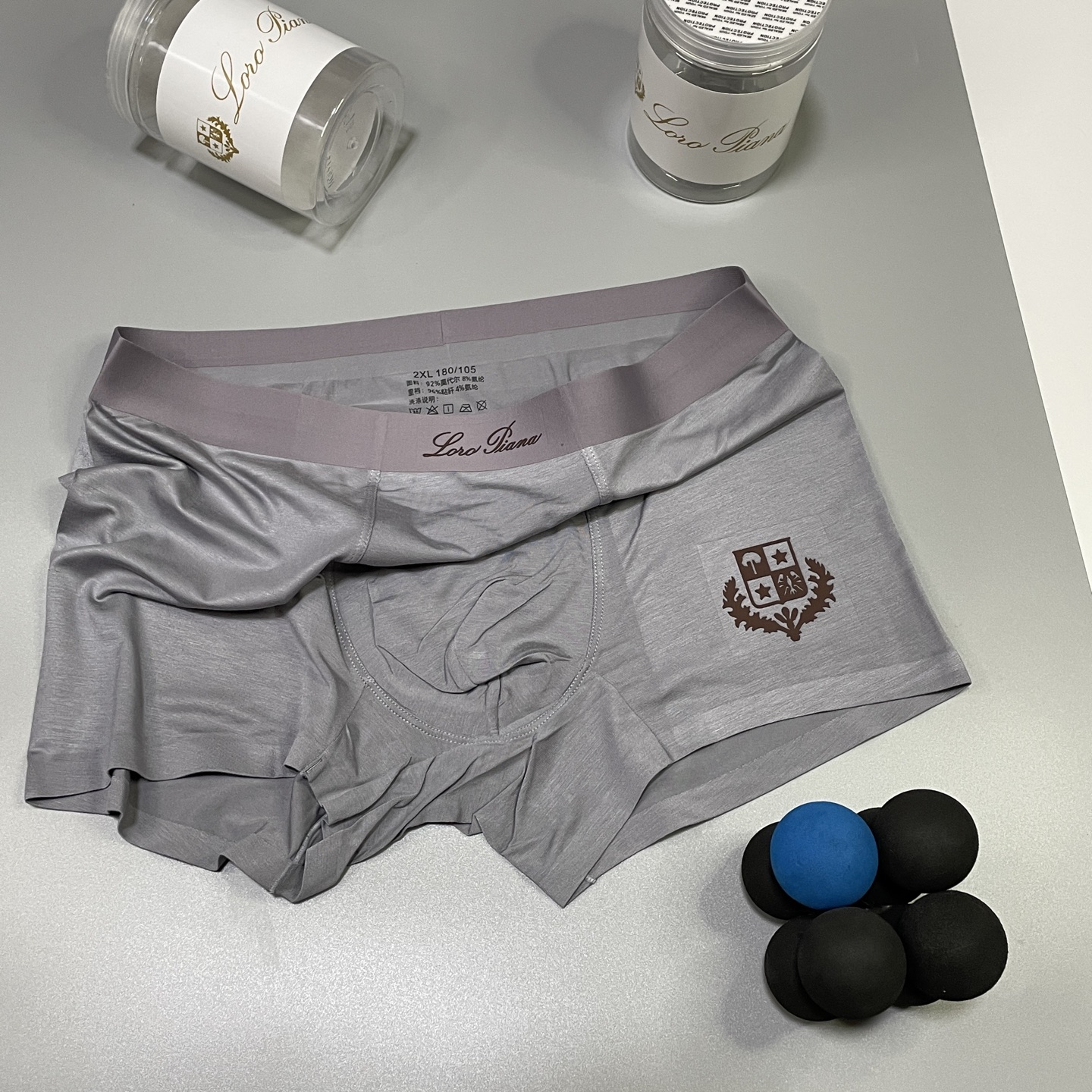 🔥🔥🔥新品！LP时尚男士内裤！ 外贸公司合作订单，经典立体硅胶logo印标 轻薄透设计，采用进口轻薄莫代