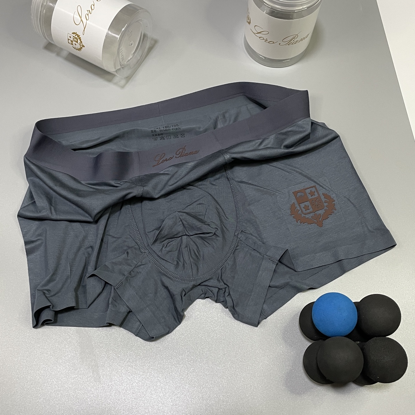 🔥🔥🔥新品！LP时尚男士内裤！ 外贸公司合作订单，经典立体硅胶logo印标 轻薄透设计，采用进口轻薄莫代