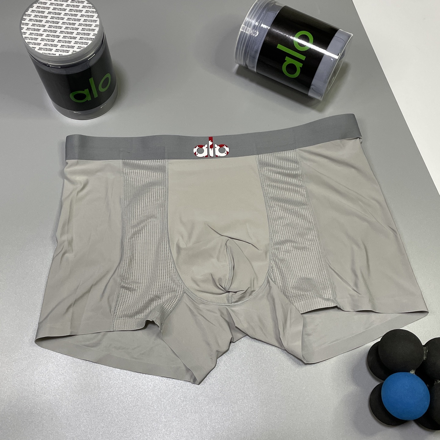 🔥🔥🔥新品！alo男士内裤！ 外贸公司合作订单，经典立体硅胶logo印标 轻薄透设计，采用进口冰丝轻薄透