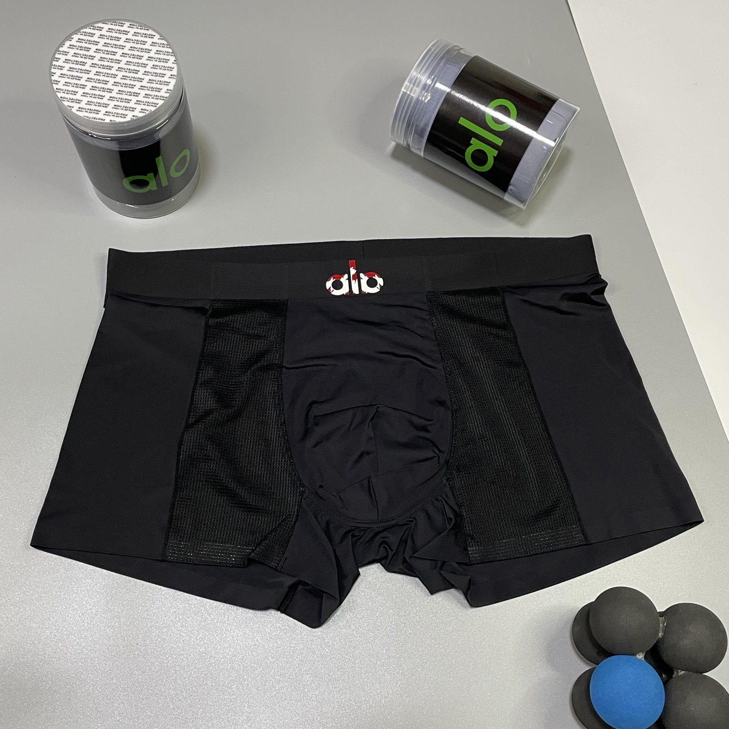 🔥🔥🔥新品！alo男士内裤！ 外贸公司合作订单，经典立体硅胶logo印标 轻薄透设计，采用进口冰丝轻薄透