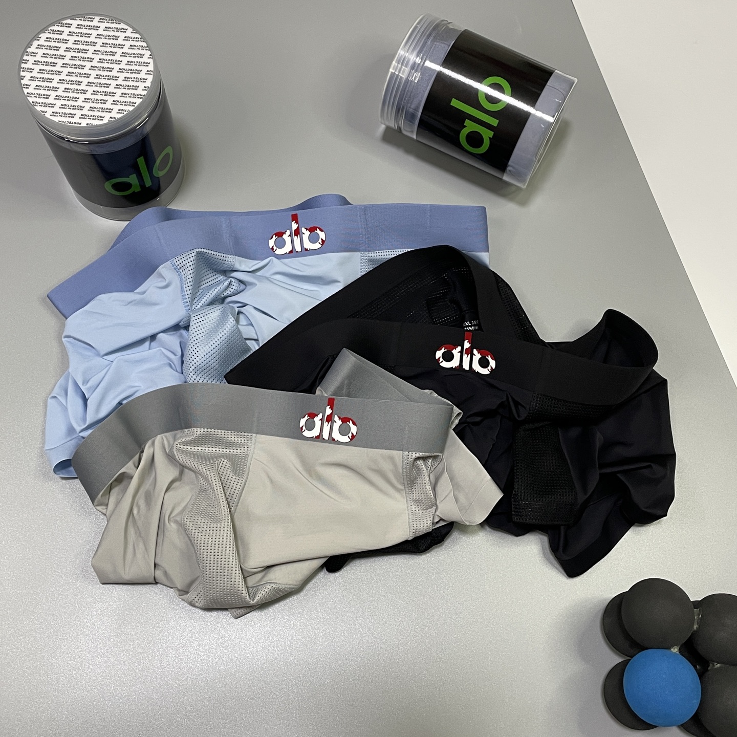 🔥🔥🔥新品！alo男士内裤！ 外贸公司合作订单，经典立体硅胶logo印标 轻薄透设计，采用进口冰丝轻薄透