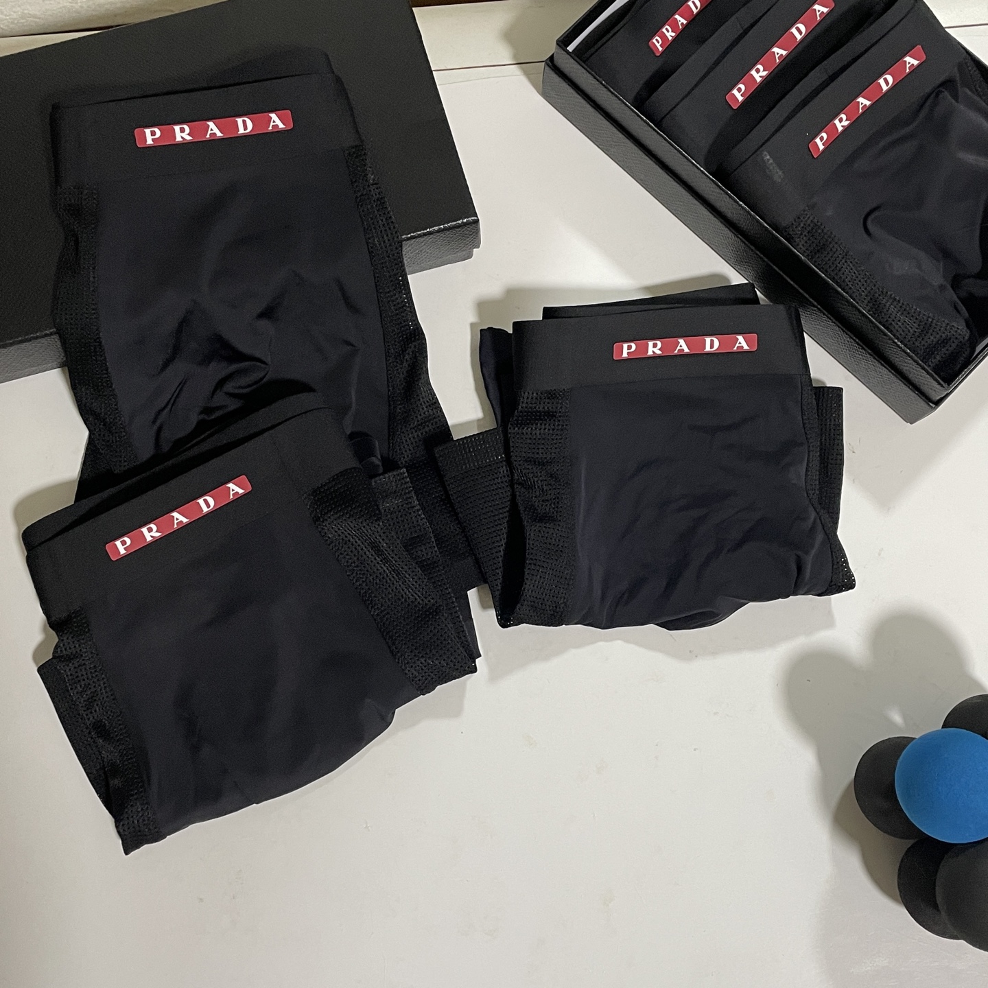 🔥🔥🔥新品！普拉达男士内裤！ 外贸公司合作订单，经典立体硅胶logo印标 轻薄透设计，采用进口冰丝轻薄透