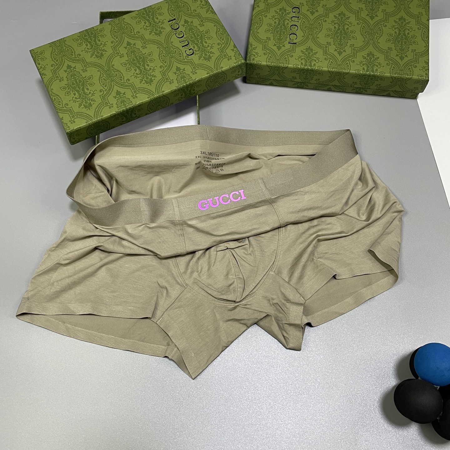 🔥🔥🔥新品！CUCCI时尚男士内裤！ 外贸公司合作订单，经典立体幻彩logo印标 轻薄透设计，采用进口轻