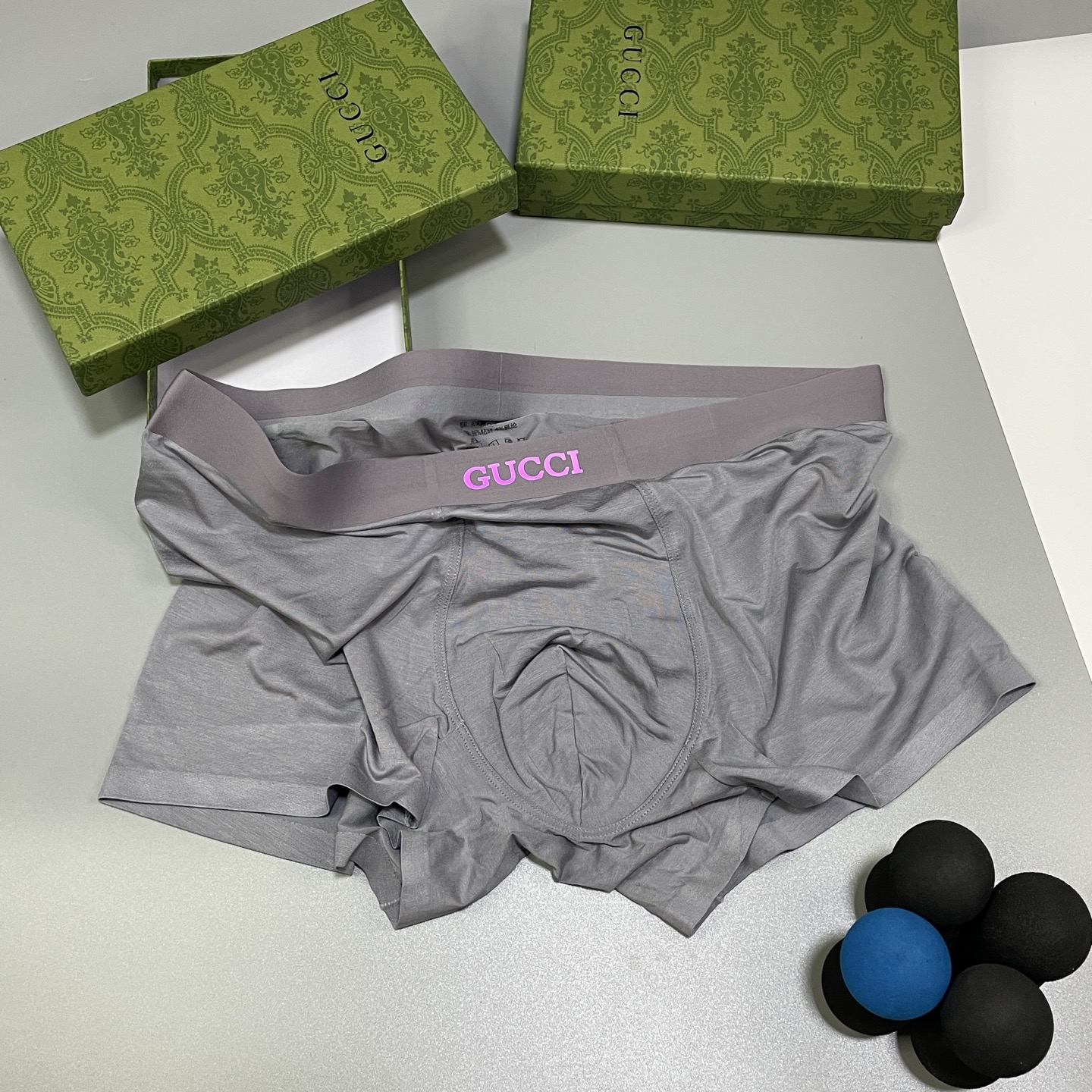 🔥🔥🔥新品！CUCCI时尚男士内裤！ 外贸公司合作订单，经典立体幻彩logo印标 轻薄透设计，采用进口轻