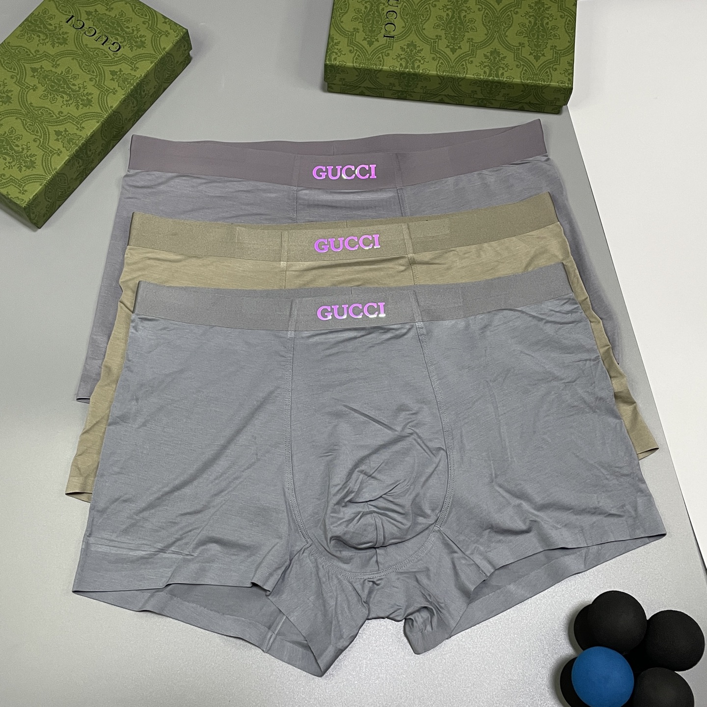 🔥🔥🔥新品！CUCCI时尚男士内裤！ 外贸公司合作订单，经典立体幻彩logo印标 轻薄透设计，采用进口轻