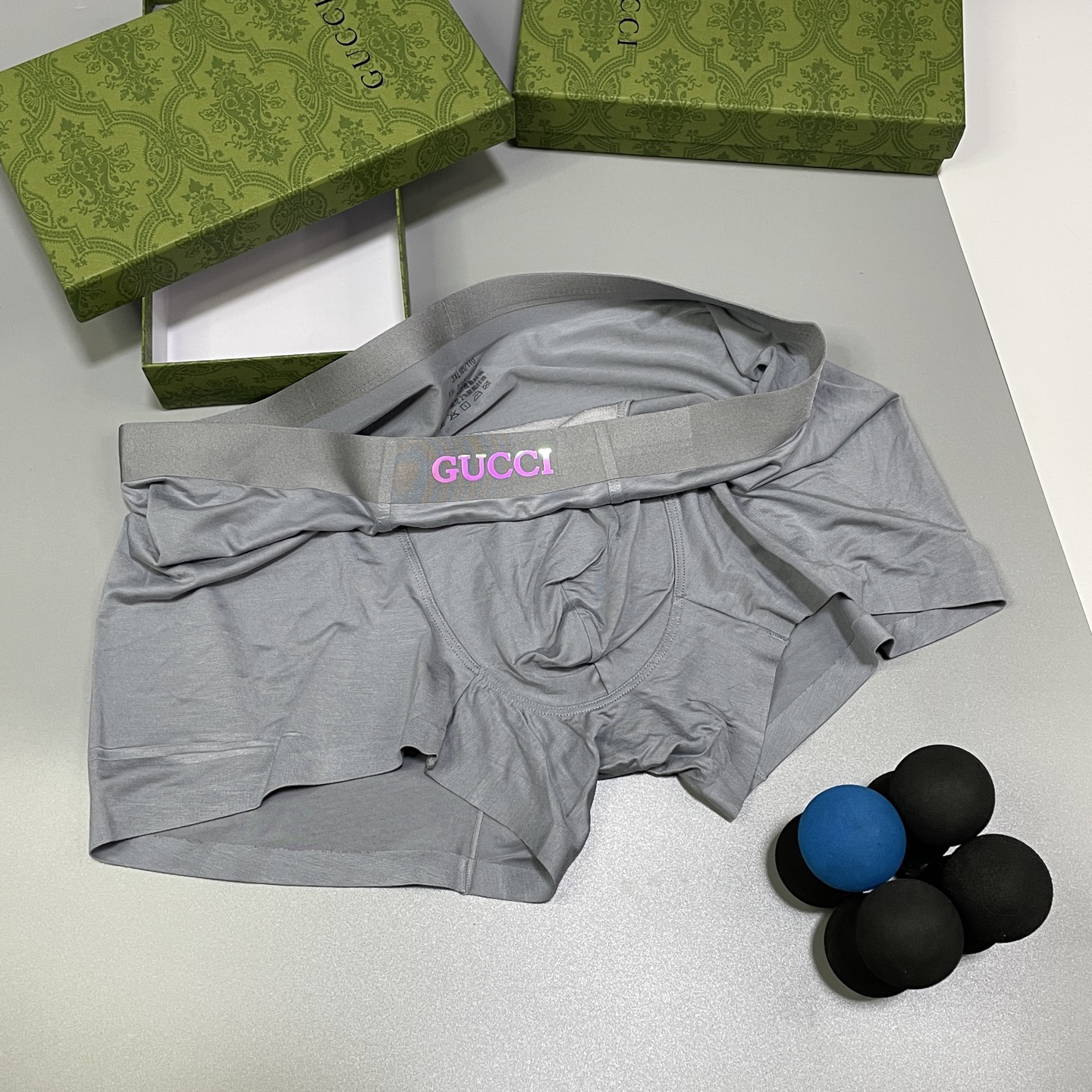 🔥🔥🔥新品！CUCCI时尚男士内裤！ 外贸公司合作订单，经典立体幻彩logo印标 轻薄透设计，采用进口轻