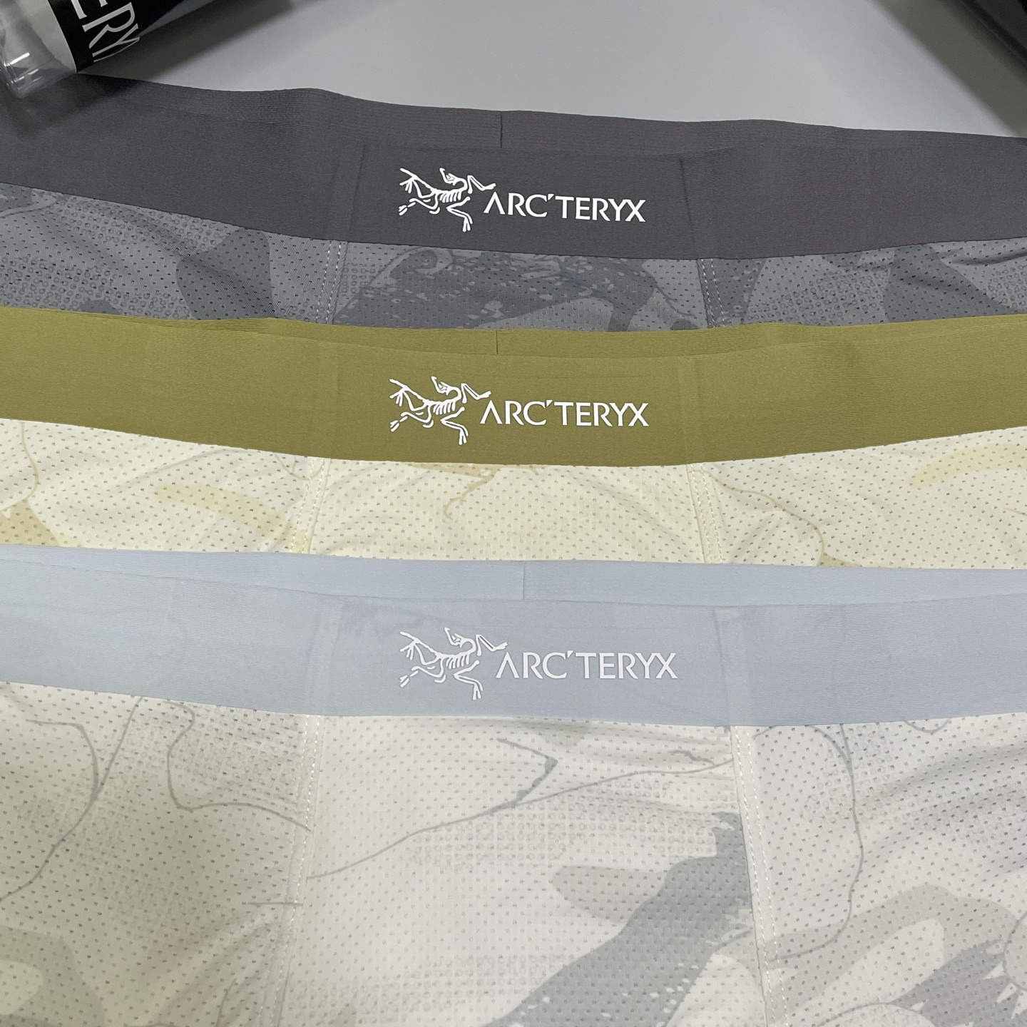 🔥🔥🔥新品！始祖鸟男士内裤！ 外贸公司合作订单，经典立体硅胶logo印标 轻薄透设计，采用进口冰丝轻薄透